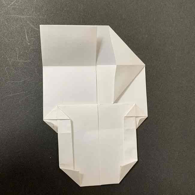 折り紙のオラフの作り方折り方(雪だるまの全身) (44)