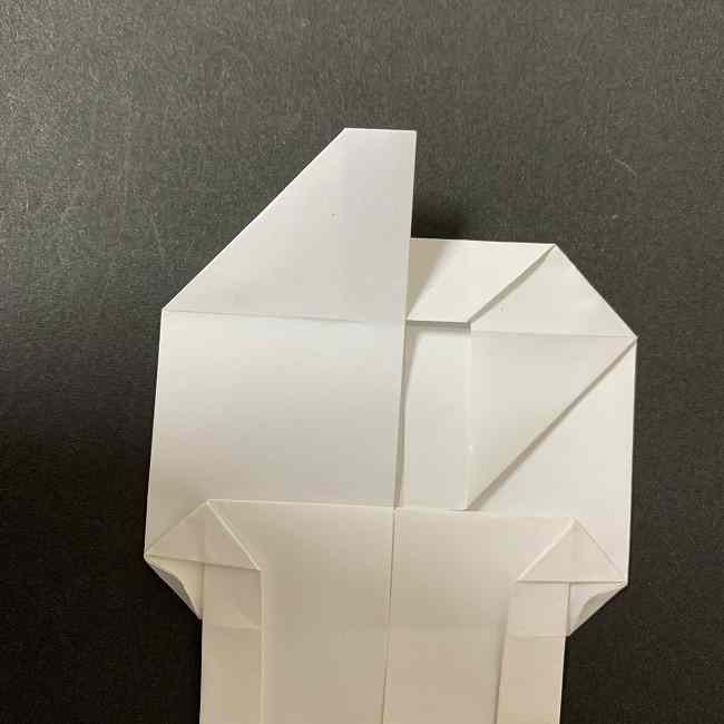 折り紙のオラフの作り方折り方(雪だるまの全身) (47)