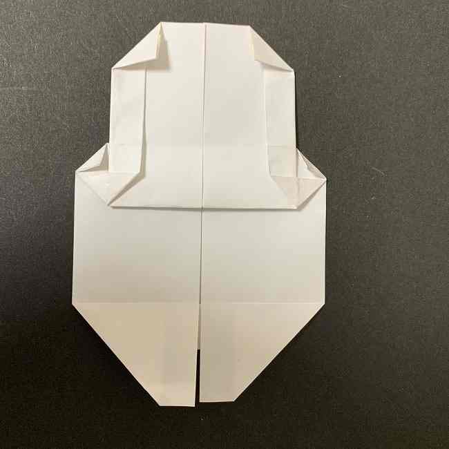 折り紙のオラフの作り方折り方(雪だるまの全身) (49)