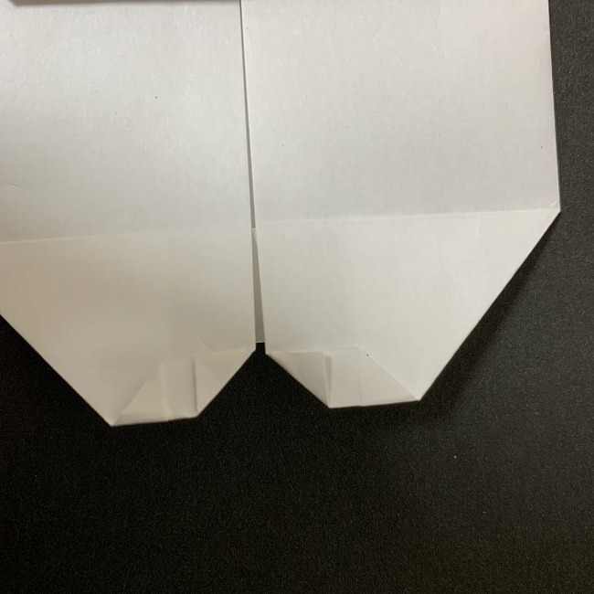 折り紙のオラフの作り方折り方(雪だるまの全身) (50)
