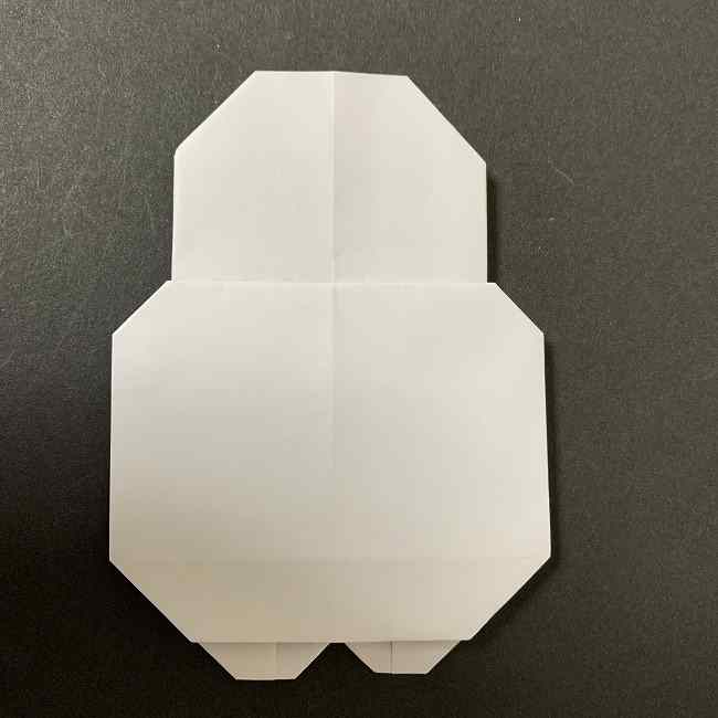 折り紙のオラフの作り方折り方(雪だるまの全身) (51)