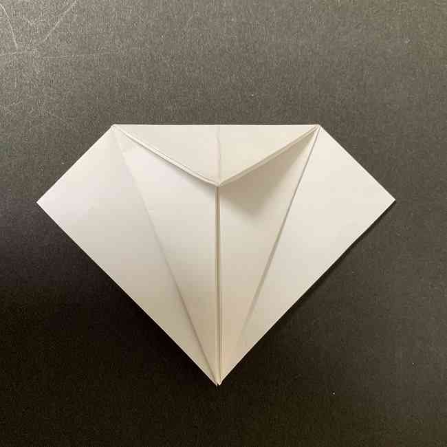 折り紙のオラフの作り方折り方(雪だるまの全身) (7)