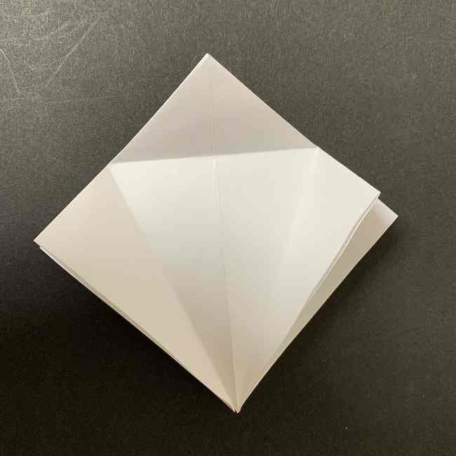 折り紙のオラフの作り方折り方(雪だるまの全身) (8)