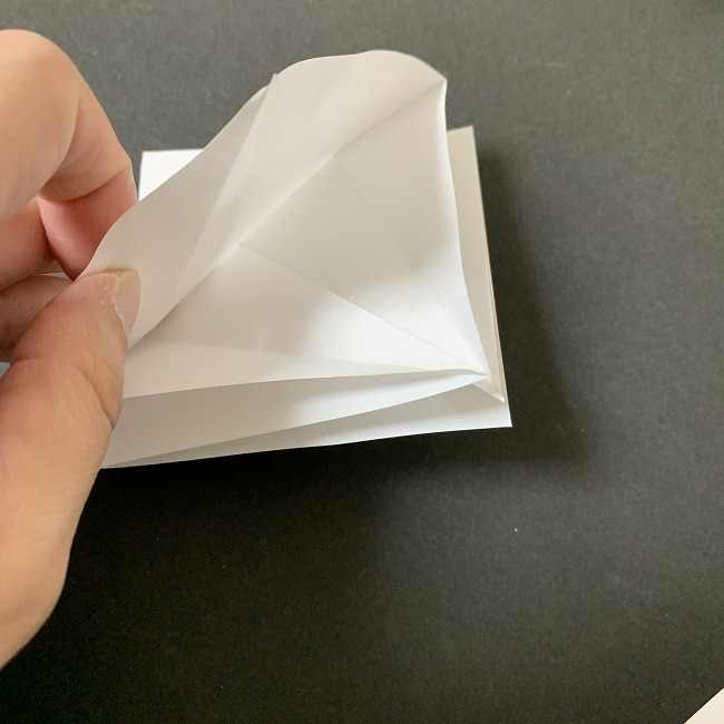 折り紙のオラフの作り方折り方(雪だるまの全身) (9)