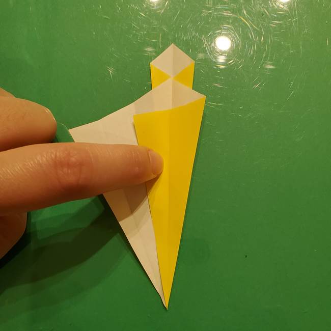 折り紙の流れ星②流星痕(後ろの部分)の折り方(14)