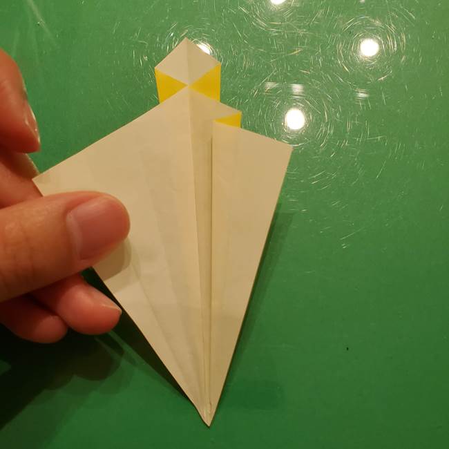 折り紙の流れ星②流星痕(後ろの部分)の折り方(15)