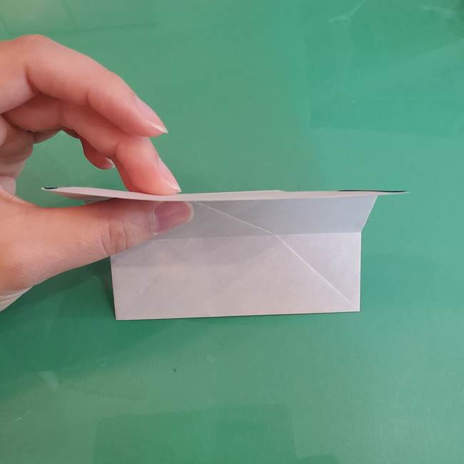 折り紙の箱クジラ(立体)折り方作り方(18)