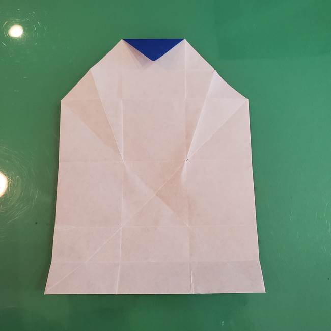 折り紙の箱クジラ(立体)折り方作り方(37)