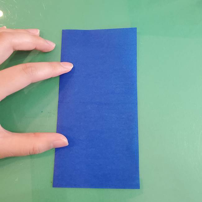 折り紙の箱クジラ(立体)折り方作り方(4)