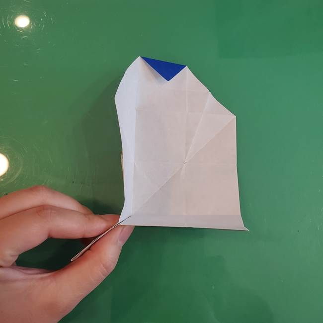 折り紙の箱クジラ(立体)折り方作り方(41)