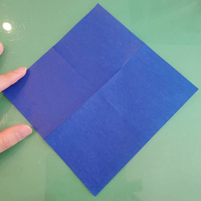 折り紙の箱クジラ(立体)折り方作り方(6)