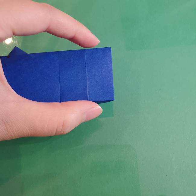 折り紙の箱クジラ(立体)折り方作り方(62)