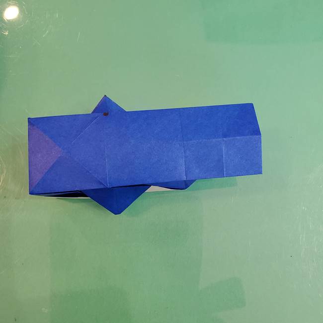 折り紙の箱クジラ(立体)折り方作り方(64)