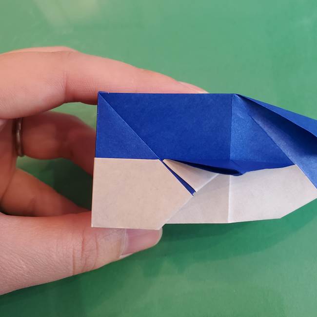 折り紙の箱クジラ②顔の描き方(1)