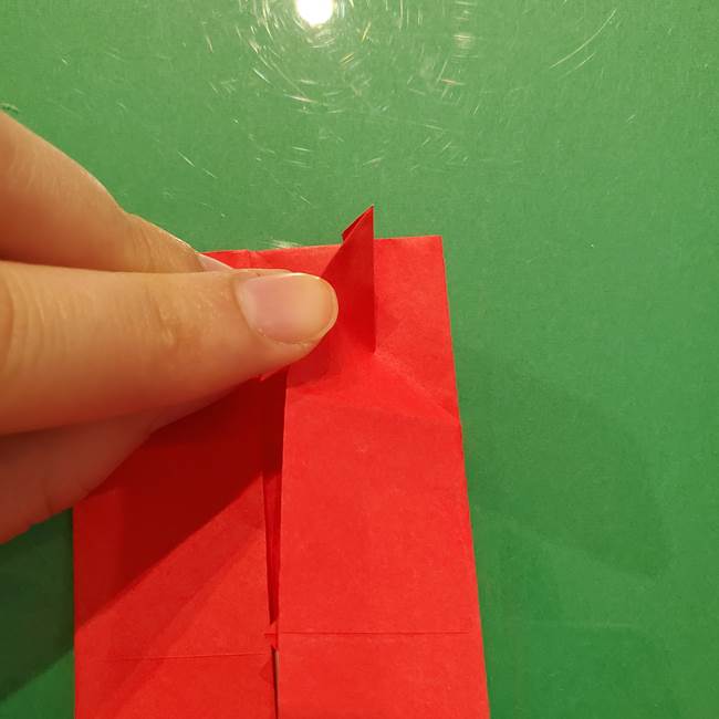 折り紙リスの折り図★立体で難しい折り方作り方①前半(13)