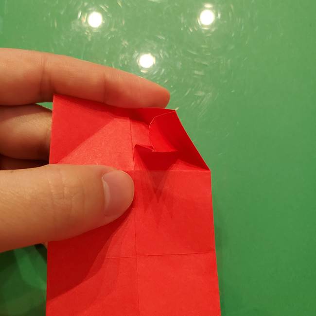 折り紙リスの折り図★立体で難しい折り方作り方①前半(14)