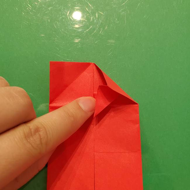 折り紙リスの折り図★立体で難しい折り方作り方①前半(15)