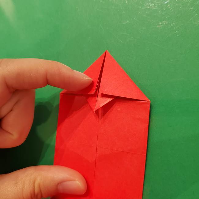 折り紙リスの折り図★立体で難しい折り方作り方①前半(18)