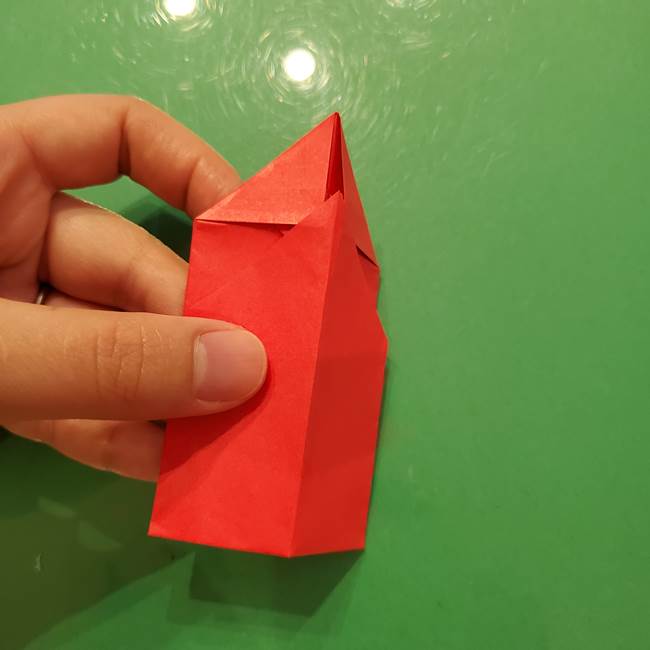 折り紙リスの折り図★立体で難しい折り方作り方①前半(20)