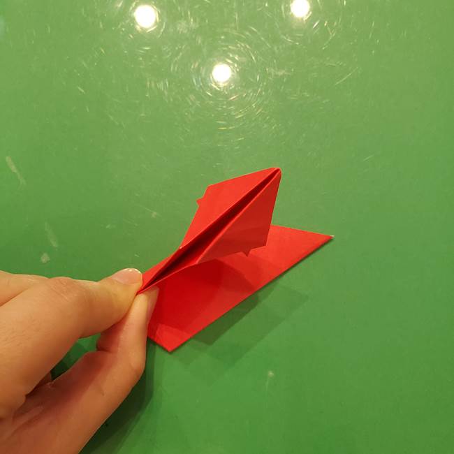 折り紙リスの折り図★立体で難しい折り方作り方①前半(25)