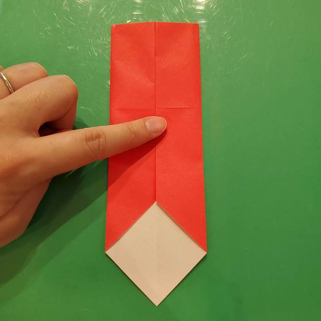 折り紙リスの折り図★立体で難しい折り方作り方①前半(7)