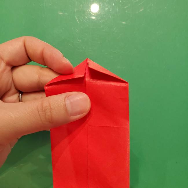 折り紙リスの折り図★立体で難しい折り方作り方①前半(9)