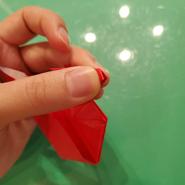 折り紙リスの折り図★立体で難しい折り方作り方②後半(10)