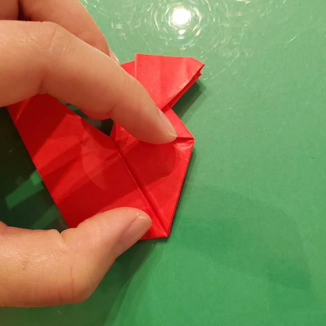 折り紙リスの折り図★立体で難しい折り方作り方②後半(12)