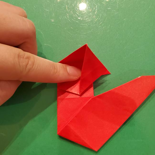 折り紙リスの折り図★立体で難しい折り方作り方②後半(2)