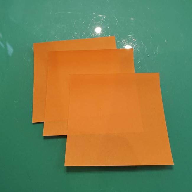 松ぼっくりの折り紙(平面)は簡単♪用意する物1