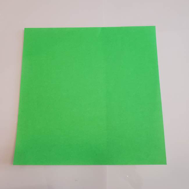 梨の折り紙 簡単な折り方作り方①折り方(1)