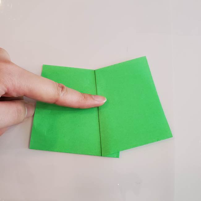 梨の折り紙 簡単な折り方作り方①折り方(4)