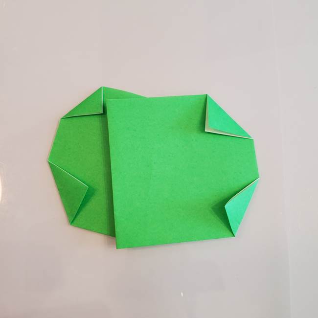 梨の折り紙 簡単な折り方作り方①折り方(7)