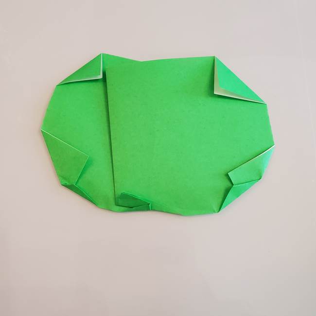 梨の折り紙 簡単な折り方作り方①折り方(8)