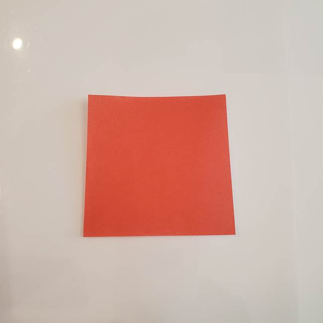 梨の折り紙 簡単な折り方作り方②ヘタ(1)