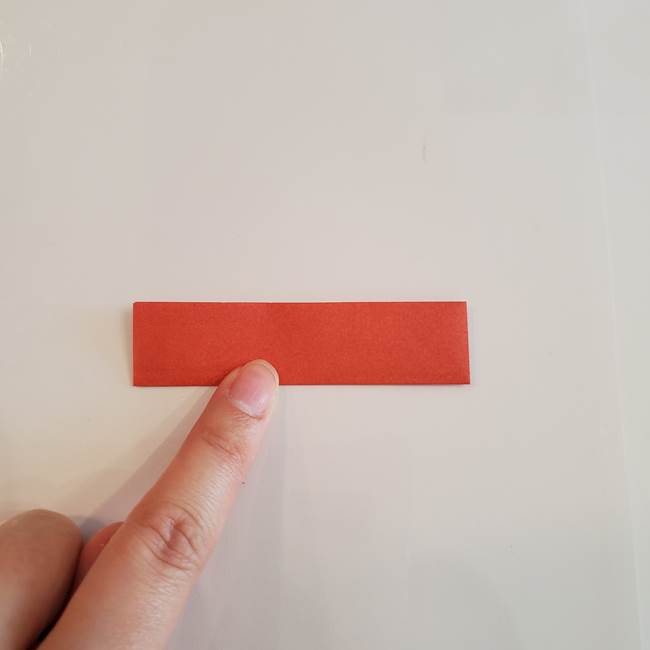 梨の折り紙 簡単な折り方作り方②ヘタ(3)