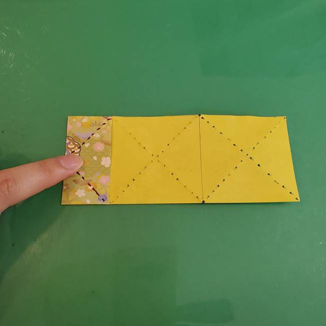連鶴 稲妻の折り方作り方①折り紙を用意する(12)