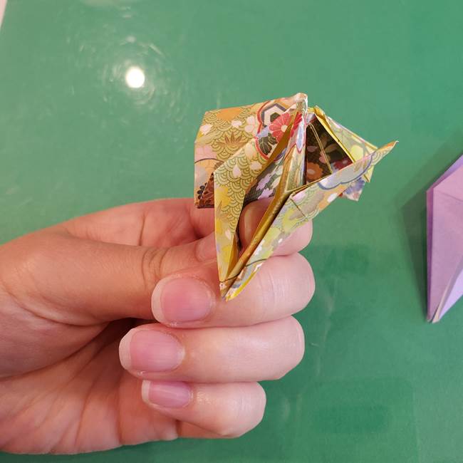 連鶴 稲妻の折り方作り方②折り紙を折っていく(17)