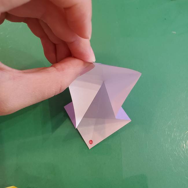 連鶴 稲妻の折り方作り方②折り紙を折っていく(2)