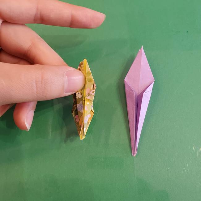 連鶴 稲妻の折り方作り方②折り紙を折っていく(27)