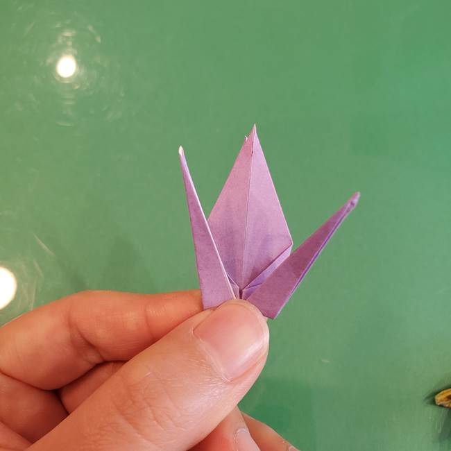 連鶴 稲妻の折り方作り方②折り紙を折っていく(28)