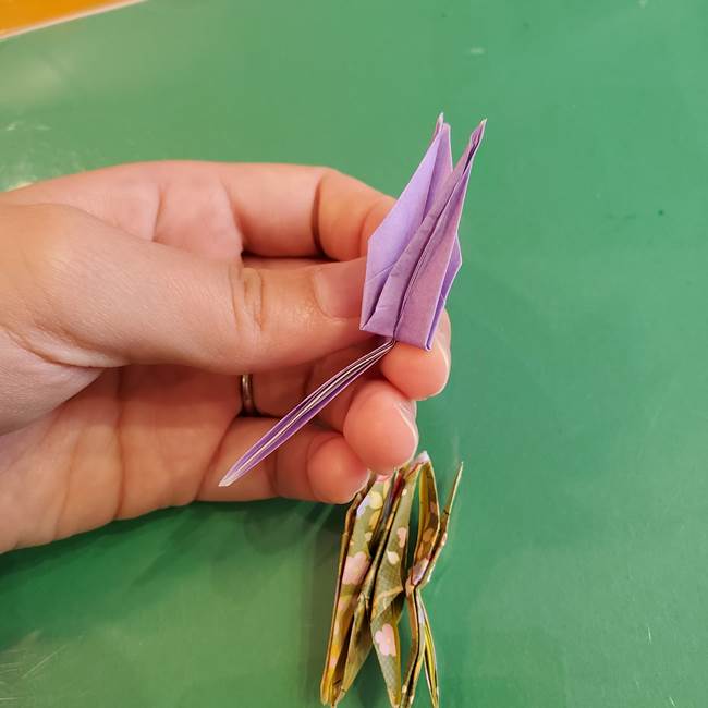 連鶴 稲妻の折り方作り方②折り紙を折っていく(31)