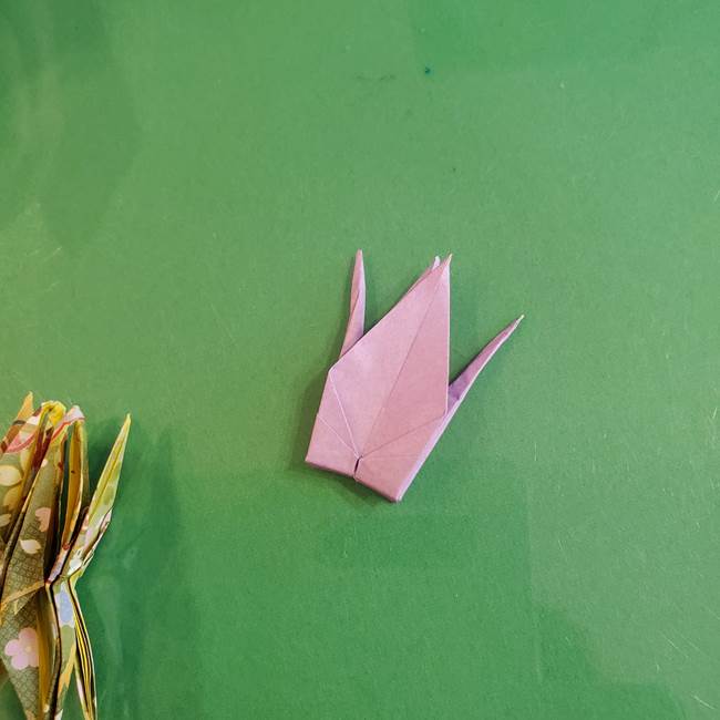 連鶴 稲妻の折り方作り方②折り紙を折っていく(33)