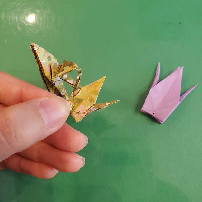 連鶴 稲妻の折り方作り方②折り紙を折っていく(34)