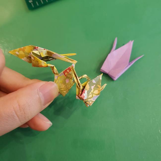 連鶴 稲妻の折り方作り方②折り紙を折っていく(35)