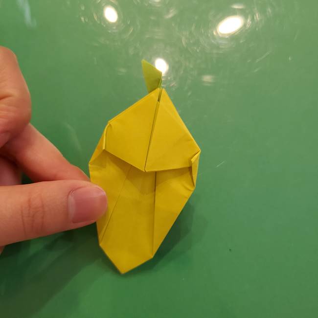 折り紙の梨 立体的でかわいい リアルな折り方作り方 ちょっと難しい本格派向け 子供と楽しむ折り紙 工作