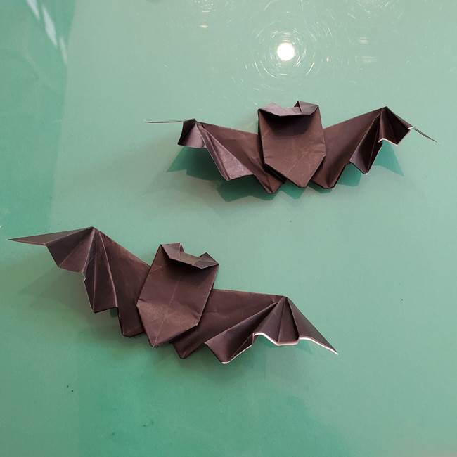 折り紙 コウモリのリアルな折り方 立体的でハロウィンにも 作り方を画像で解説 子供と楽しむ折り紙 工作