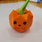 かぼちゃの折り紙 立体で難しいジャックオーランタンの折り方作り方★