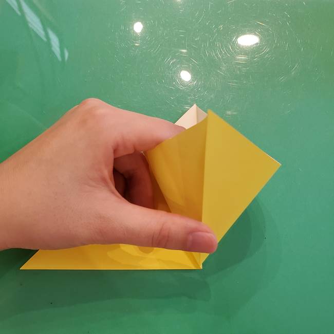 どんぐりの折り紙の折り方作り方(立体)①共通(4)