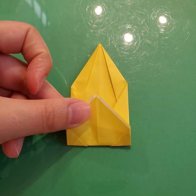 どんぐりの折り紙の折り方作り方(立体)②実(12)
